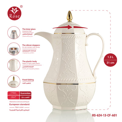 Rose Thermos RS-624 Coffee Vacuum Flask