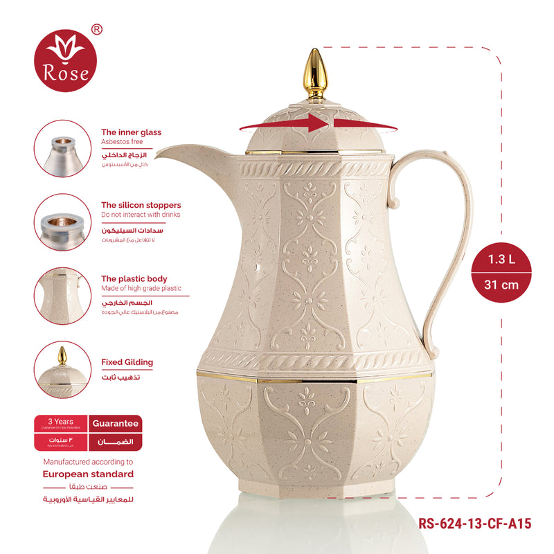 Rose Thermos RS-624 Coffee Vacuum Flask