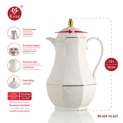 Rose Thermos RS-624 Tea Vacuum Flask