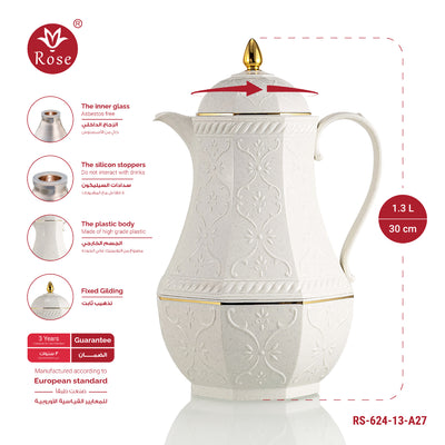 Rose Thermos RS-624 Tea Vacuum Flask