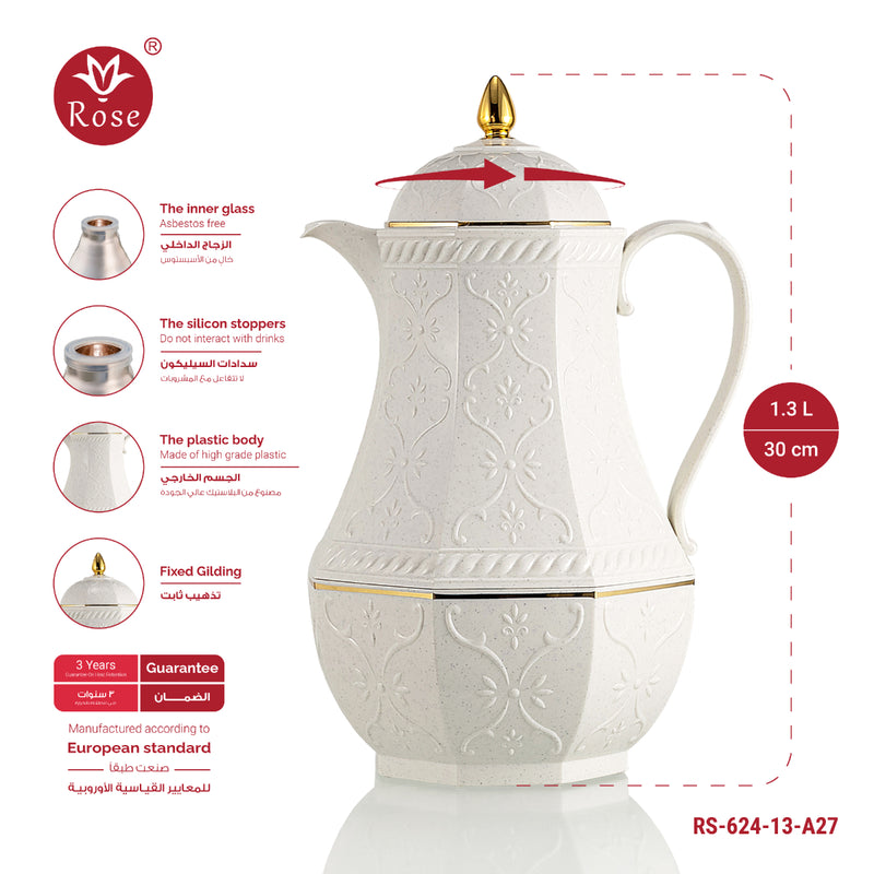 Rose Thermos RS-624 Tea Vacuum Flask