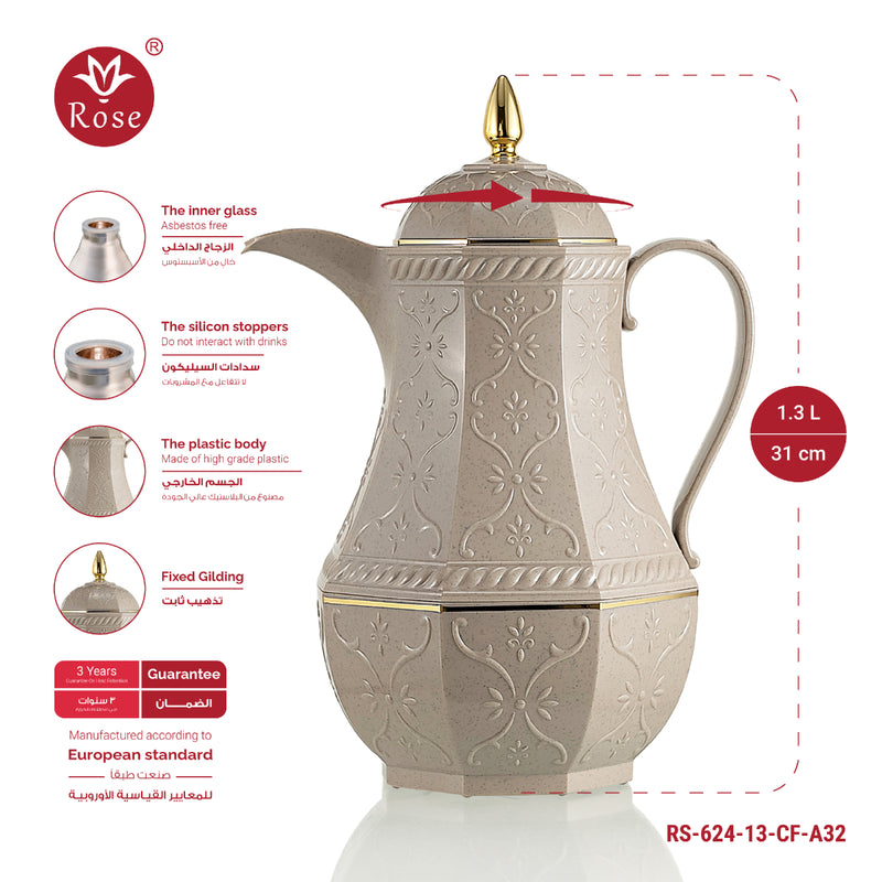 Rose Thermos RS-624 Coffee Vacuum Flask