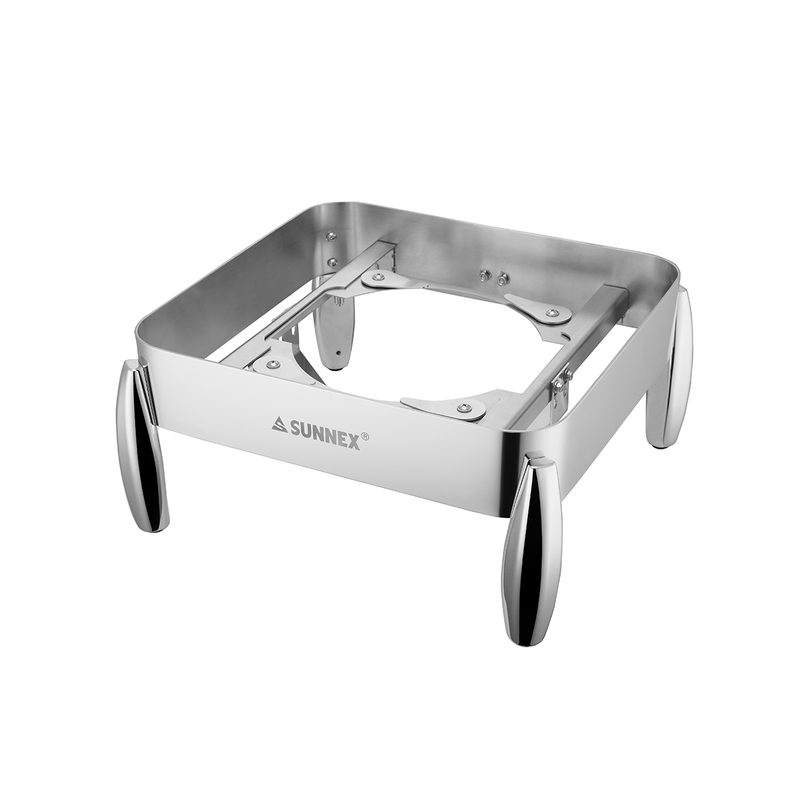 Sunnex Sicily Chafer Stainless Steel Base with Alloy Legs 2/3 - Al Makaan Store