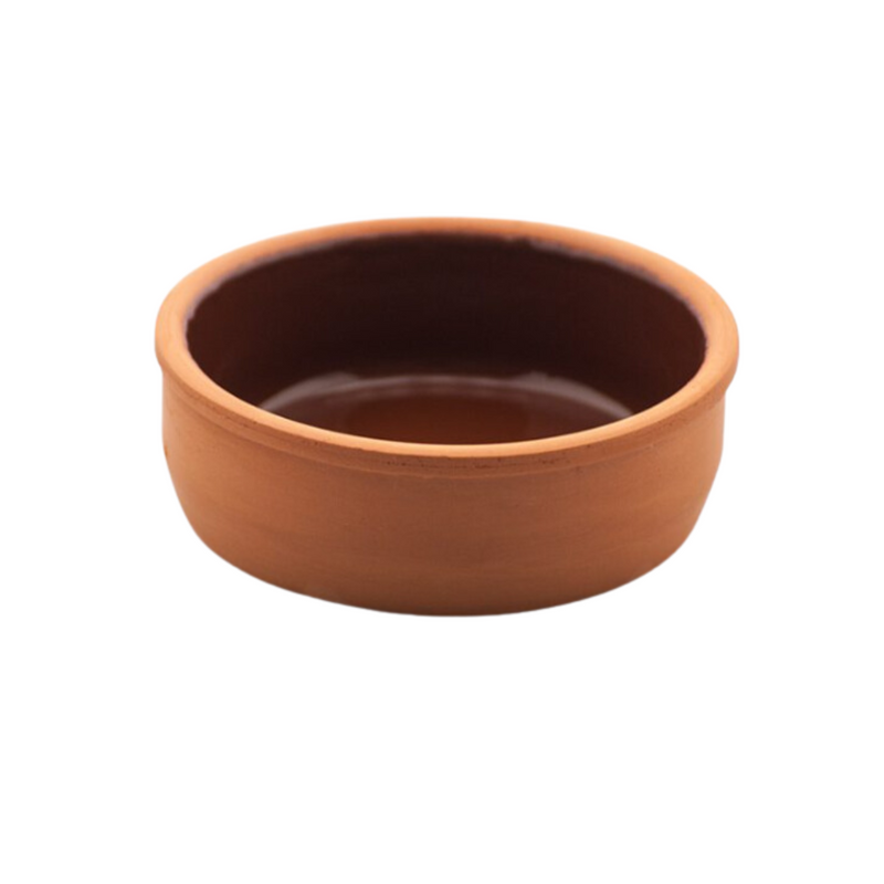 Che Brucia Inner Glazed Clay Round Oven Bowl 80 ml -Camlica