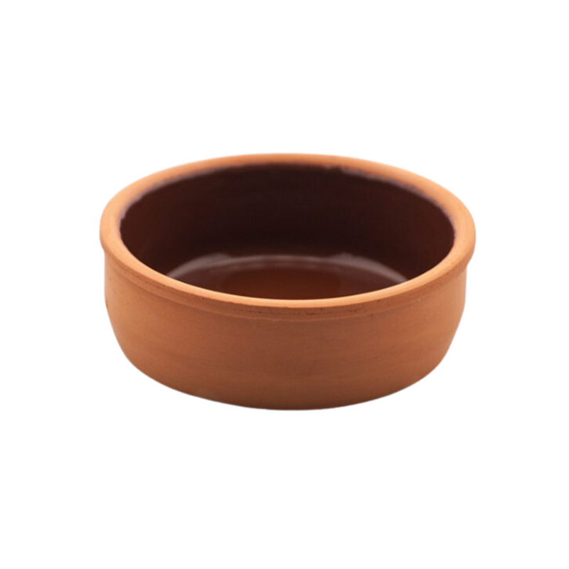 Che Brucia Inner Glazed Clay Round Oven Bowl 150 ml -Trabzon