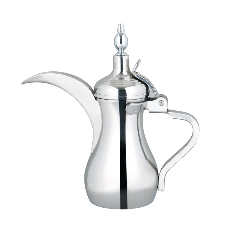 Vague Stainless Steel Coffee Dallah 26 oz Chrome Finish