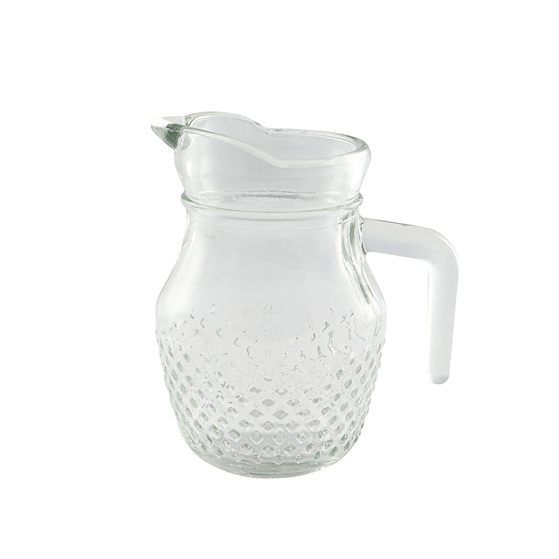 Transparent Hammered Glass 500 ml Glass Jug