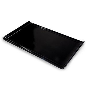 Vague Melamine Black Serving Tray 52.7 cm x 31.8 cm x 2 cm