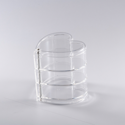Vague Acrylic 3 Layers Heart Shape Serving Stand
