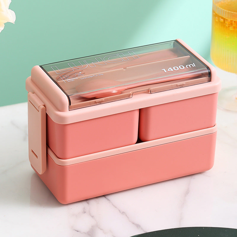 Vague Silcone Two Layered Lunch Box 1.4 Liter