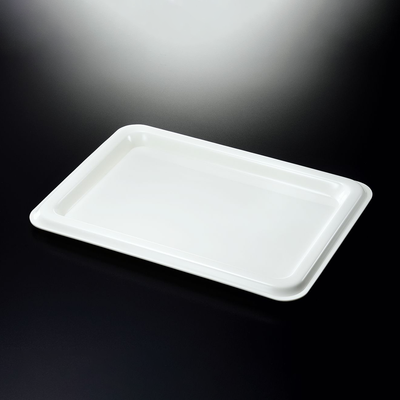Vague Acrylic Traditional Tray Off White