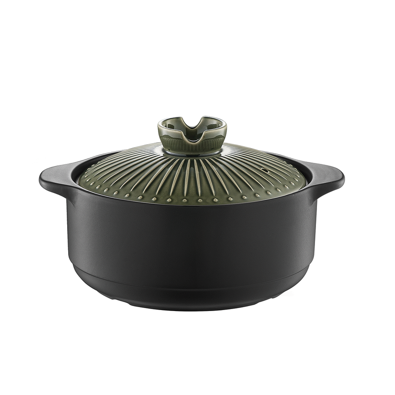 Che Brucia Direct Fire Green Ceramic Cooking Casserole