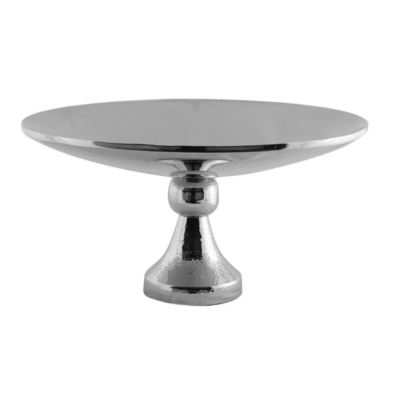 Vague Round Stainless Steel Cake Stand