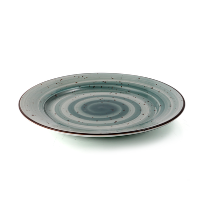 Porceletta Color Glaze Porcelain Flat Plate