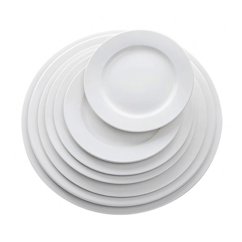 Porceletta Ivory Porcelain Flat Plate