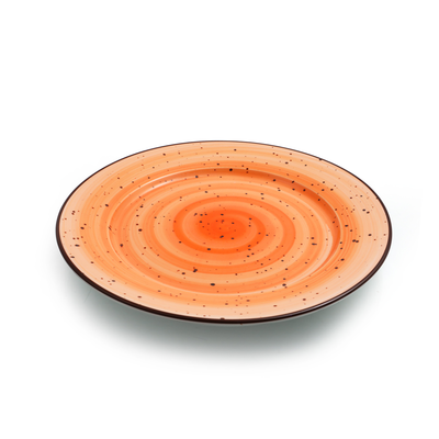 Porceletta Color Glaze Porcelain Flat Plate