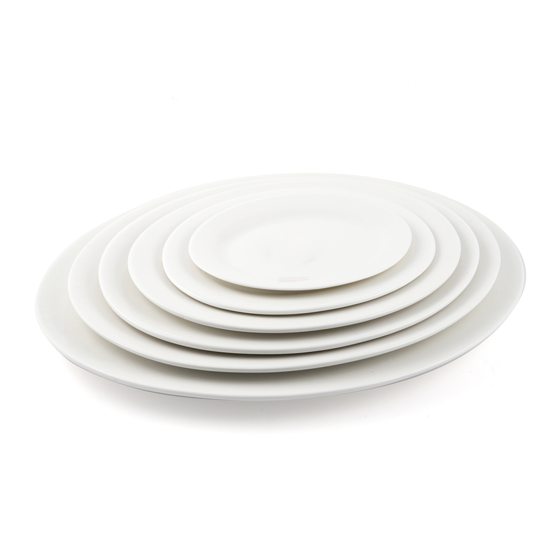 Porceletta Ivory Porcelain Oval Serving Plate