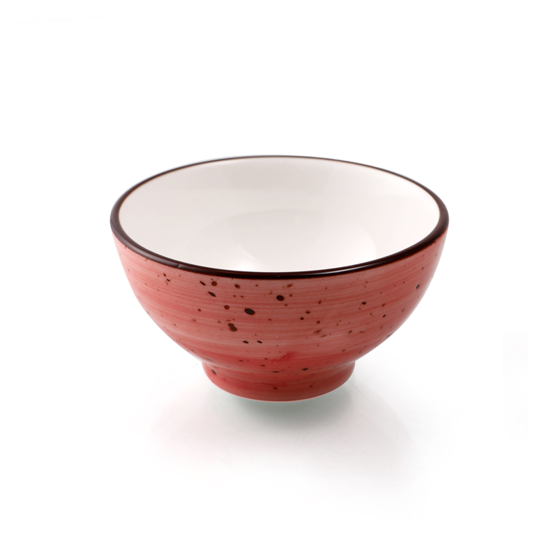 Porceletta Color Glaze Porcelain Small Footed Bowl