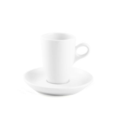 Porceletta Ivory Porcelain Stylish Coffee & Tea Cup & Saucer