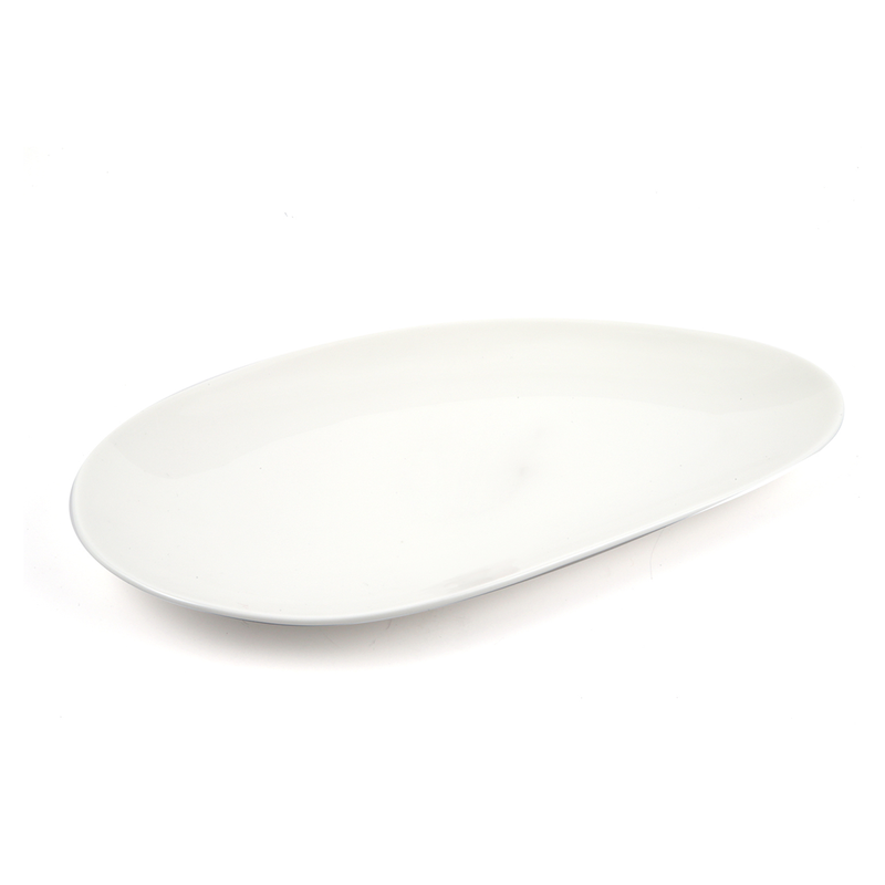 Porceletta Ivory Porcelain Medium Oval platter
