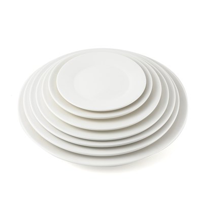 B2B Ivory Flat Porcelain Plate