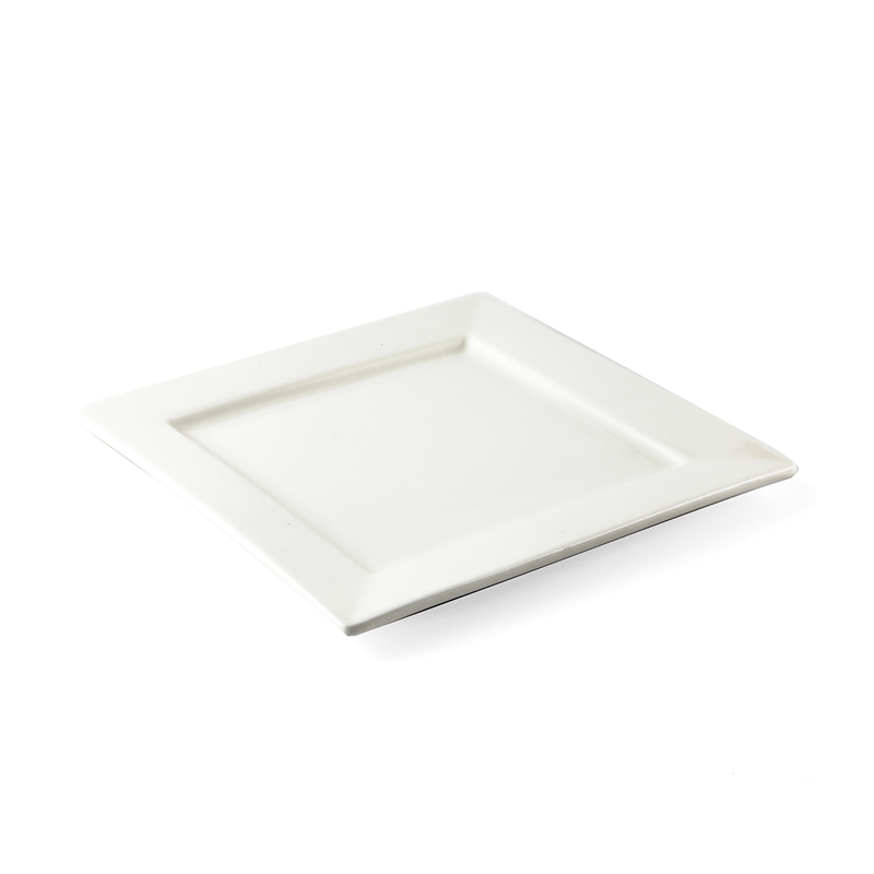 B2B Ivory Square Porcelain Plate