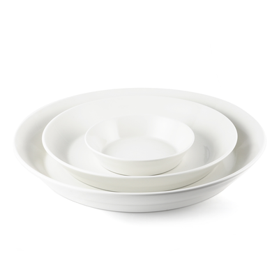 Porceletta Ivory Porcelain Round Insert Platter