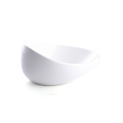Porceletta Ivory Porcelain Round Slide Bowl 17 cm
