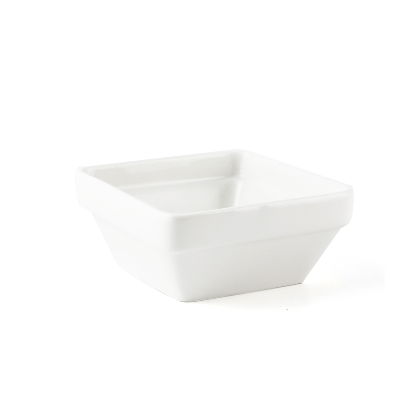 B2B Ivory Stackable Square Bowl