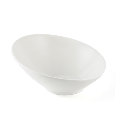 Porceletta Ivory Porcelain Slide Bowl