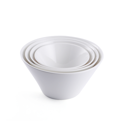 Porceletta Ivory Porcelain Bugle Bowl