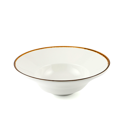 Porceletta Mocha Porcelain Pasta & Soup Plate