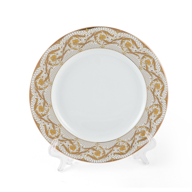 Porceletta 6 Piece Porcelain Dinner VIP Plate Set