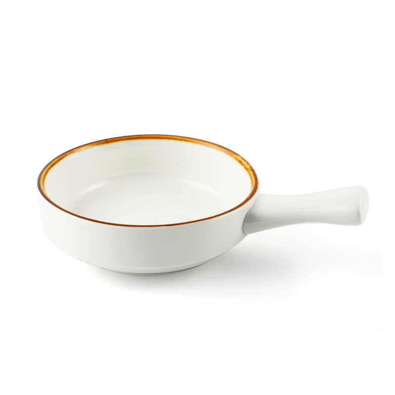 Porceletta Mocha Porcelain Serving Pan