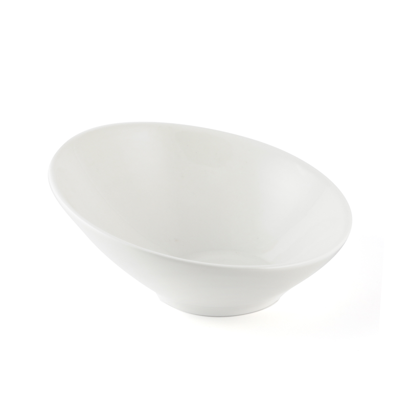 Porceletta Ivory Porcelain Slide Bowl