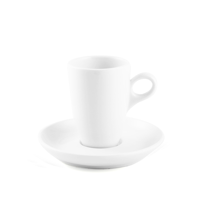 Porceletta Ivory Porcelain Stylish Coffee & Tea Cup & Saucer
