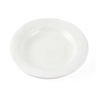 Porceletta Ivory Porcelain Pasta & Soup Plate