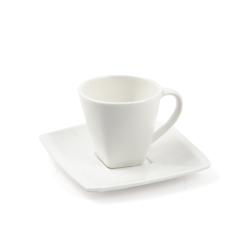 Porceletta Ivory Porcelain Coffee Cup & Saucer Meena Design 90 ml