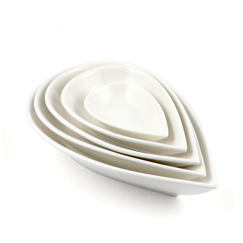 Porceletta Ivory Porcelain Drop Soup Plate