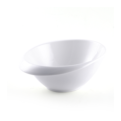 Porceletta Ivory Porcelain Shallow Bowl