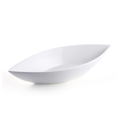 Porceletta Ivory Porcelain Leaf Bowl
