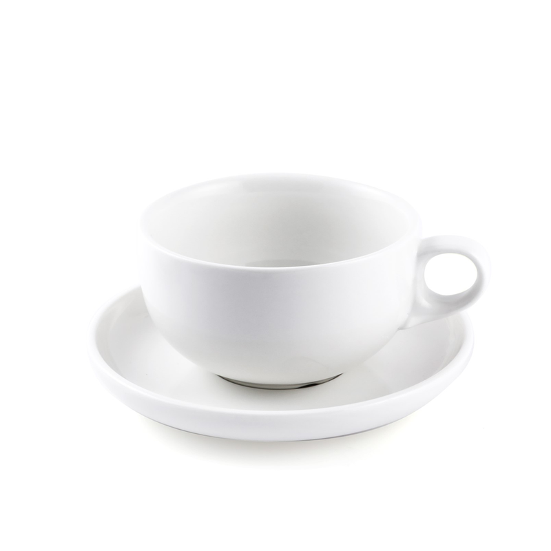 Porceletta Ivory Porcelain Coffee Cup & Saucer