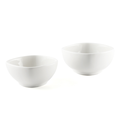 Porceletta Ivory Porcelain Square Soup Bowl