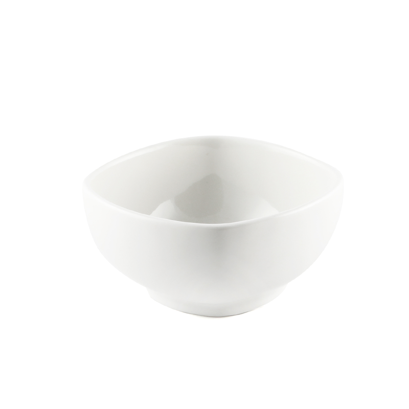 Porceletta Ivory Porcelain Square Soup Bowl
