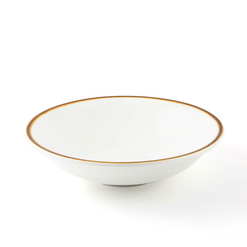 Porceletta Mocha Porcelain Salad Bowl