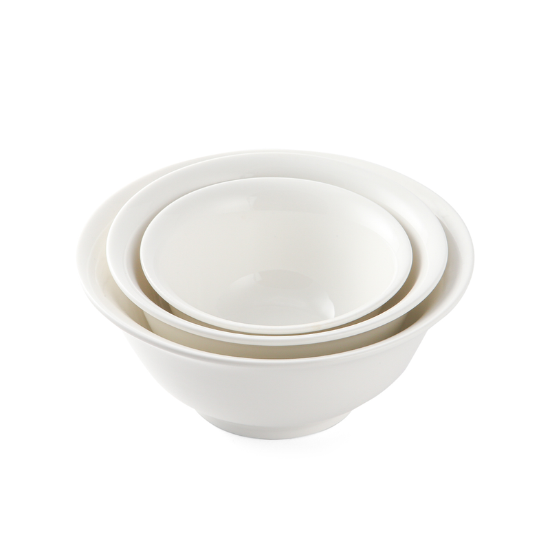Porceletta Ivory Porcelain Sauce, Rice & Salad Bowl