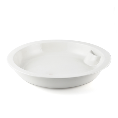 Porceletta Ivory Porcelain Full Round Chafing Dish Insert 39 cm