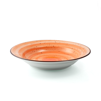 Porceletta Color Glaze Porcelain Soup Plate