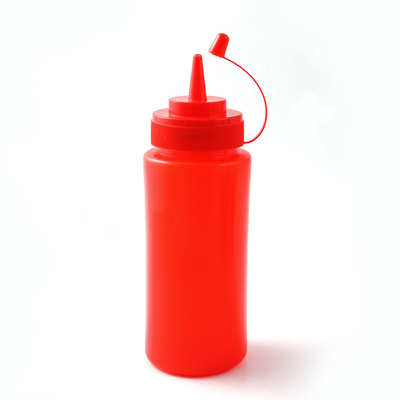Plastic Squeezer Dispenser with Lid 450 ml