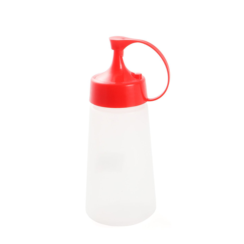 Plastic Squeezer Dispenser with Red Lid 240 ml